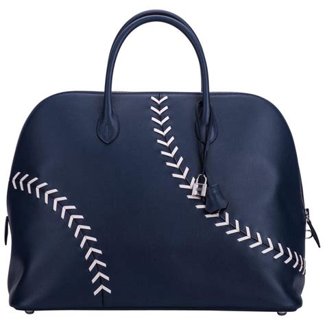 hermes white baseball bag|authentic hermes bags on sale.